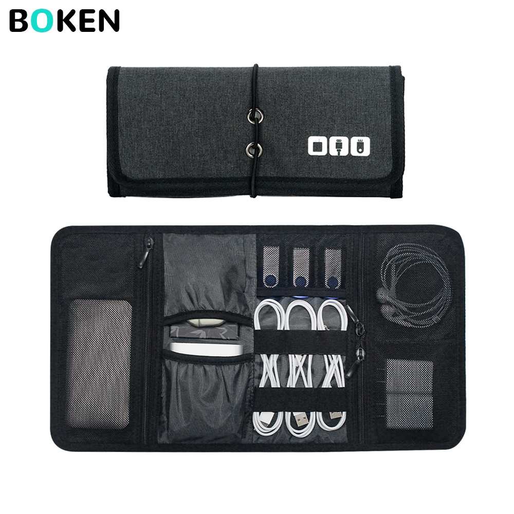 Tech Accessories Travel Organizer Pouch - 테크 오거나이저 가방 케이블 보관 케이스