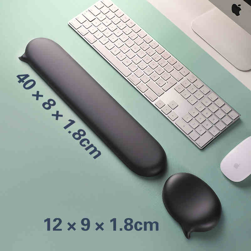Keyboard Wrist Pad Leather - 마우스 패드 용 마우스 패드 실리콘