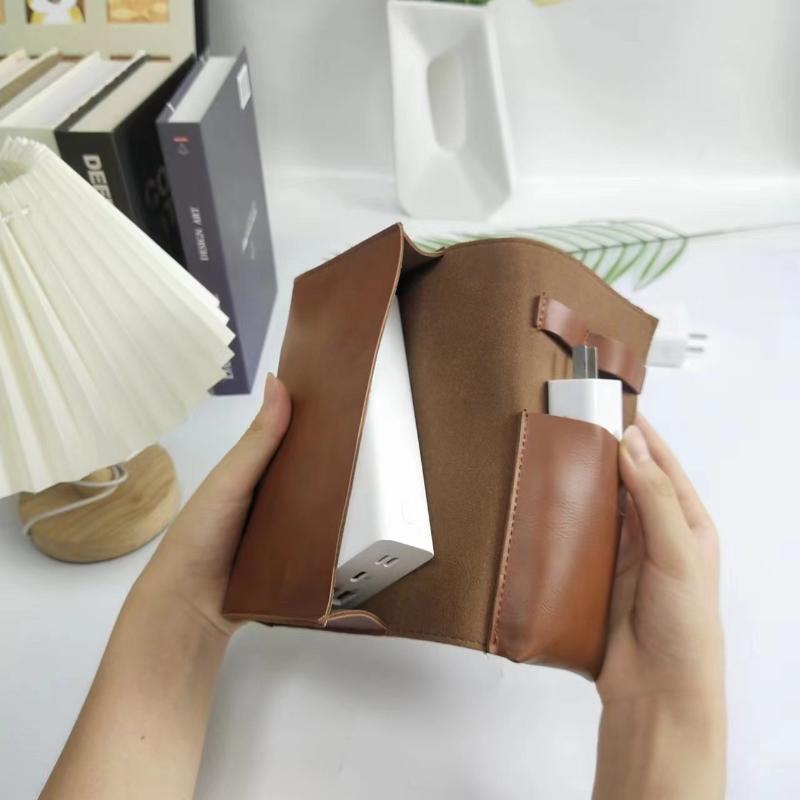 Tech Accessories Travel Organizer Pouch - 1PC PU 가죽 다중 수납칸 정리함