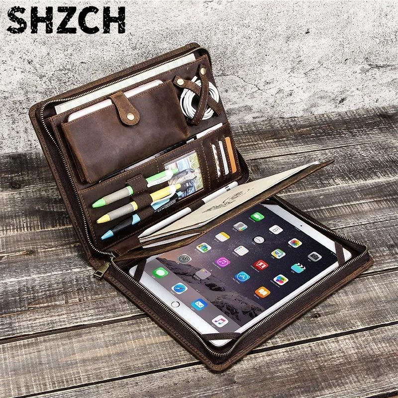 지퍼 펜 슬롯이 있는 애플 아이패드용 가죽 태블릿 보관 - Tech Accessories For Ipad 리뷰 및 가격