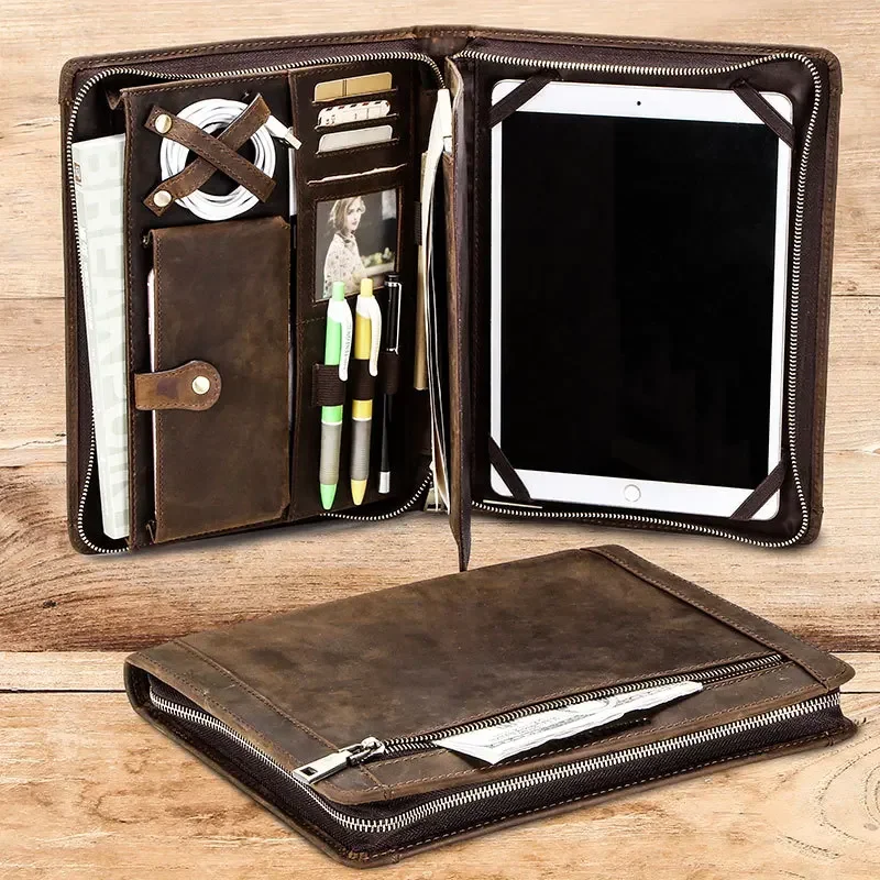 지퍼 펜 슬롯이 있는 애플 아이패드용 가죽 태블릿 보관 - Tech Accessories For Ipad 리뷰 및 가격
