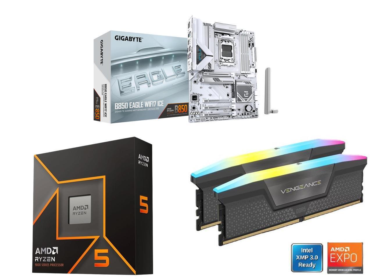 기가바이트 B850 EAGLE WIFI7 ICE AMD - Corsair Ram Vengeance 16Gb 리뷰 및 가격