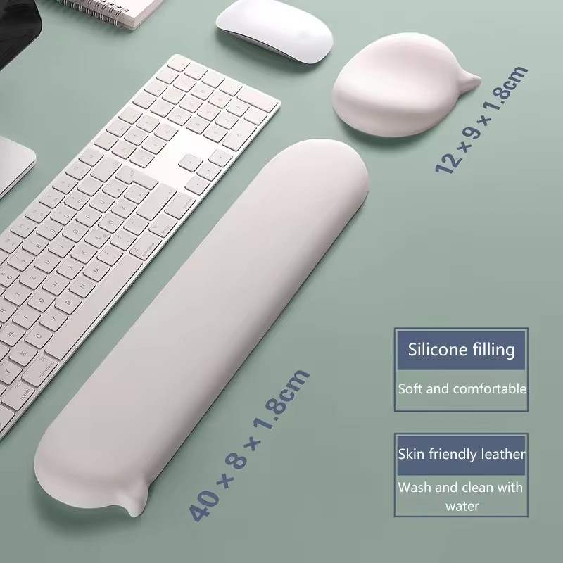마우스 패드 용 마우스 패드 실리콘 손목 받침대 지원  - Keyboard Wrist Pad Leather 리뷰 및 가격