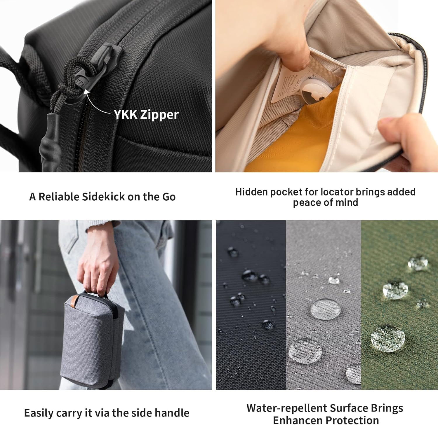 여행용 PGYTECH 방수 테크 오거나이저 파우치 휴대 - Tech Accessories Travel Organizer Pouch 리뷰 및 가격