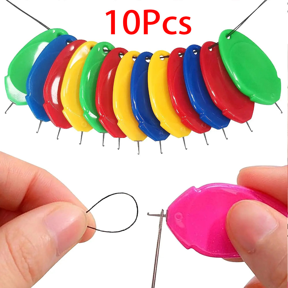 10Pcs 쉬운 자동 바늘 실꿰기 노인 가이드 바느질  - Unique Tech Accessories 리뷰 및 가격