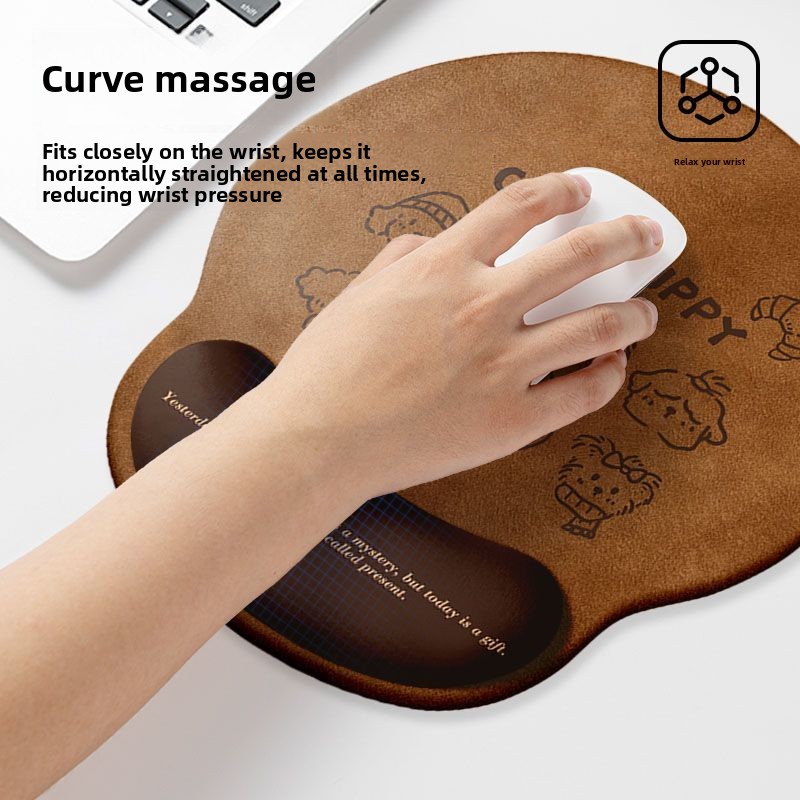 만화 귀여운 마우스 패드 강아지 손목 보호대 2in1  - Keyboard Wrist Pad Leather 리뷰 및 가격