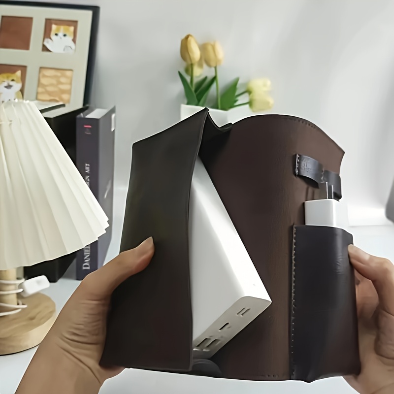 1개 가죽 테크 오거나이저 파우치 휴대용 전자 액세서리 - Tech Accessories Travel Organizer Pouch 리뷰 및 가격