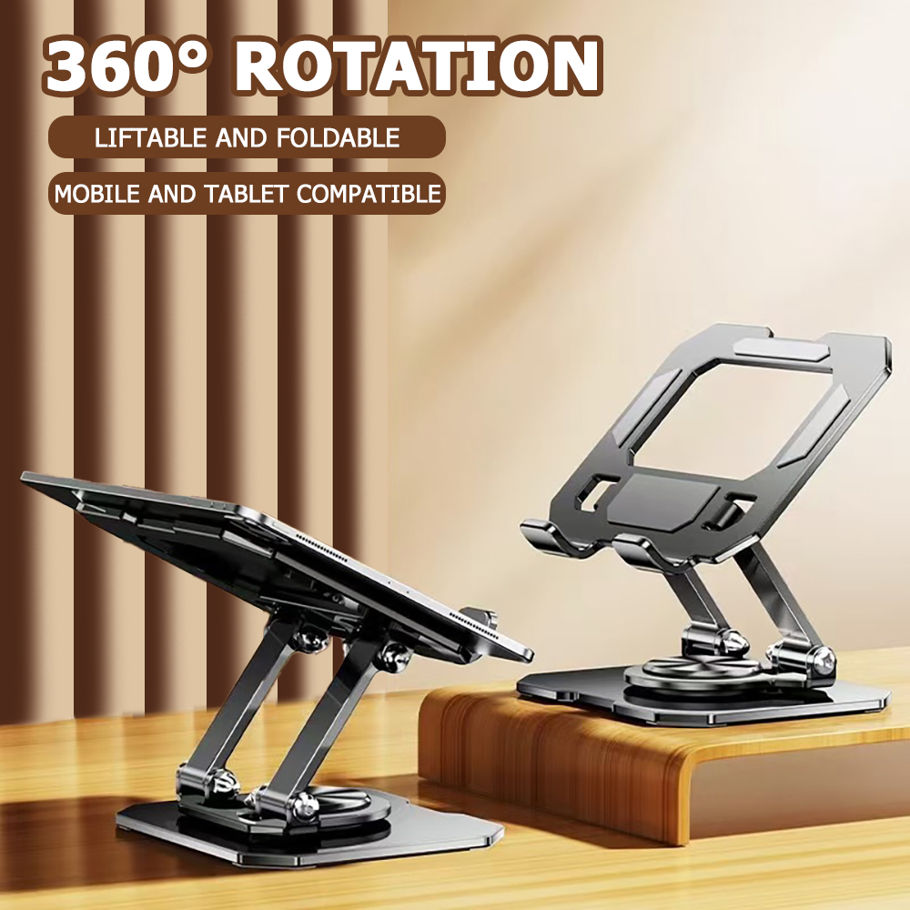 360도 회전 태블릿/폰 거치대, 조절 가능한 책상 홀 - Tech Accessories Desk 리뷰 및 가격